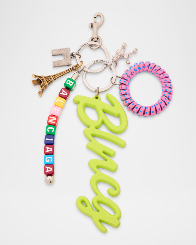 Logo Keychain with Charms